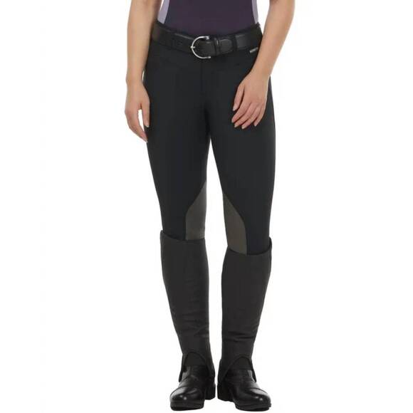 NEW KERRITS women's crossover ii knee patch breech pants in obsidian